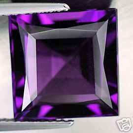 square shape 1.30 ct. NATURAL SIBERIAN PURPLE AMETHYST  