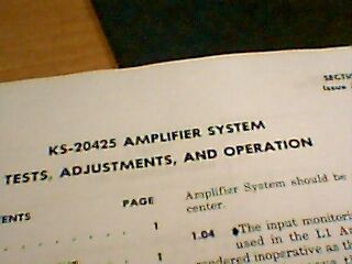 Western Electric BSP for KS 20425 Amplifier  