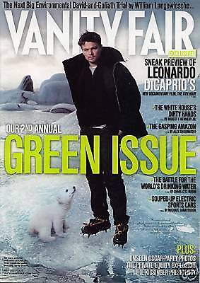 Vanity Fair *Leonardo DiCaprio* *Green Issue* May 2007  