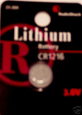 Lithium   CR1216 3 V Battery 3 Volt NIB  