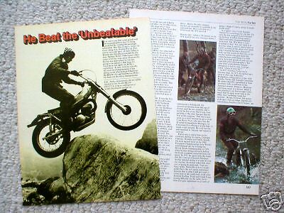 GORDON FARLEY MOTORCYCLE TRIALS Article/Photos/Pictures  