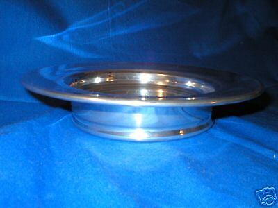 Communion Plate  Stackable  Polished Aluminum  