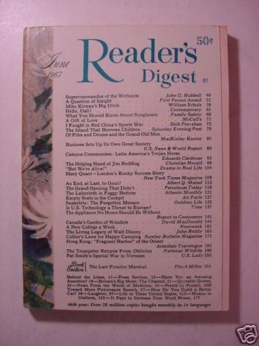Readers Digest June 1967 Navy SEALs Edwin Reischauer  