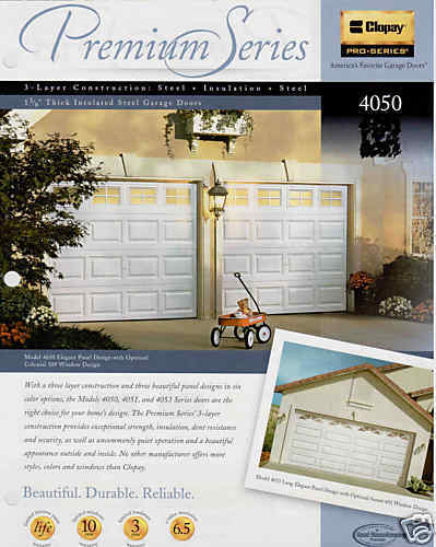 Garage Door Steel Residential Insulated 8w x 7h NEW  