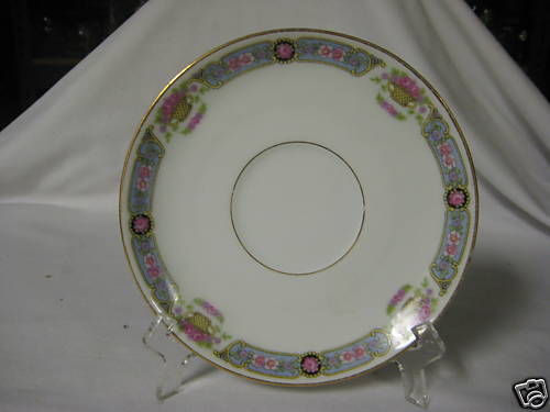 Luganoe by Epiag Czechoslovakia China Saucers  