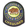 CALIFORNIA STATE PARKS LIFEGUARD BIG SHOULDER PATCH  