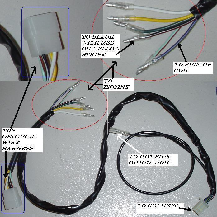 LIFAN JIALING ZONGSHEN CLONE WIRE HARNESS CT Z 50 70  