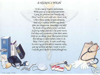 NURSE Response to Crabbit Old Woman Poem Prayer Print  