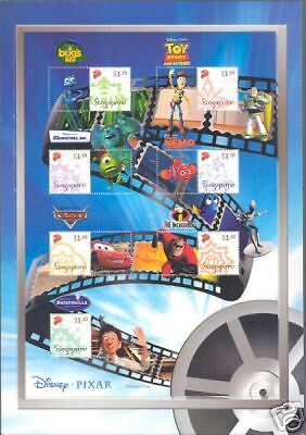 SINGAPORE DISNEY PIXAR COLLECTIVE MINT SHEET  