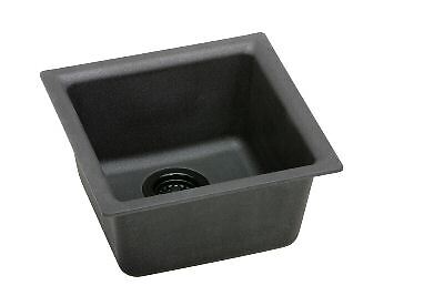 ELKAY 16x16 Black E Granite Kitchen Sink   ELG1515BK  