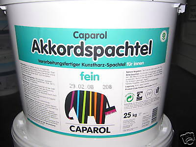 Caparol Akkordspachtel fein 25 kg (1 kg=1,74€)  