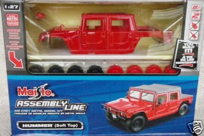 MAISTO   Assembly Line, HUMMER SOFT TOP, 124, NEW  