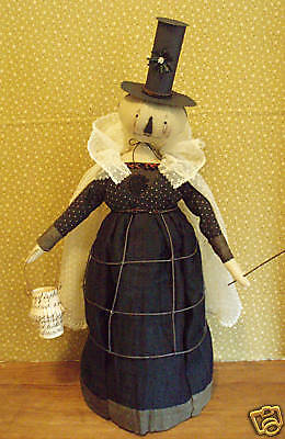 Primitive Halloween Doll Pattern Isabella Boo  