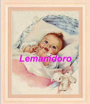   120 cross stitch patterns CHILD Schemi punto croce