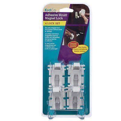 KidCo Adhesive Cabinet Magnet Lock   4 Lock Set S3364  