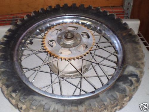 1975 Can Am TNT 250 Rear Wheel Rim 18  