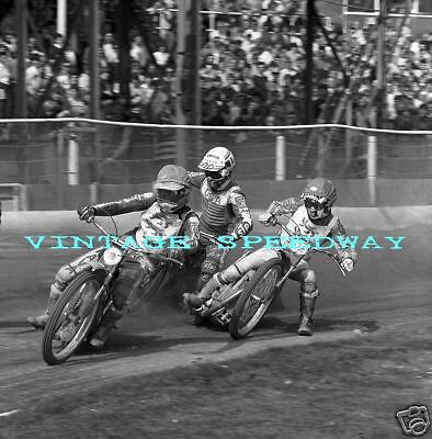 SPEEDWAY PHOTO   1984 USA VS ENGLAND   LEE KING JESSUP  