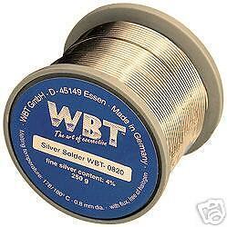 WBT SILVER SOLDER 4% 20 ft. length  