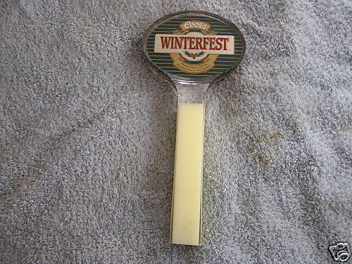 Vintage Coors Winterfest Beer Handle Tap Knob Shift  