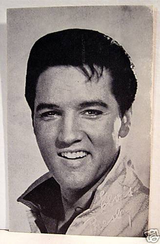 Elvis Presley Rock N Roll Exhibit Supply Vending Card  