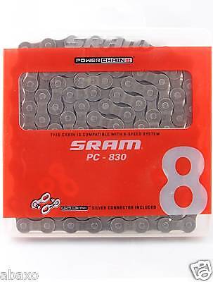 SRAM PC-830 8-Speed Mountain/Road Bike Chain with Pin