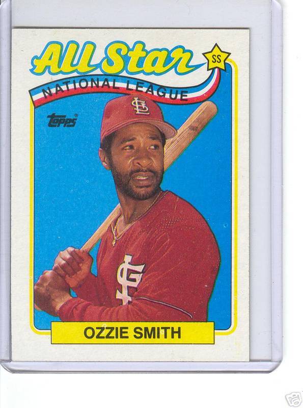 1989 Topps Ozzie Smith All Star Card #389  